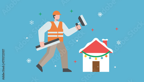 Home repair and construction services during the winter holidays