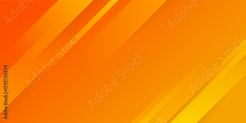 Minimal orange background vector. Abstract yellow and orange warm tone background with simple lines.