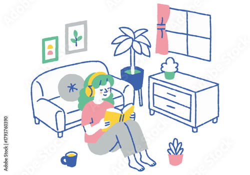 Women Enjoying Personal Time at Home_Color