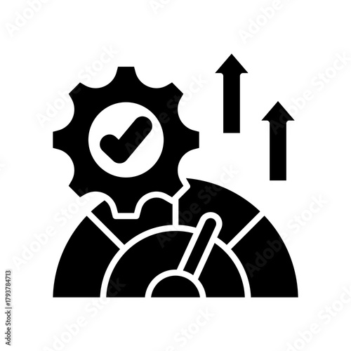 Optimal Performance glyph icon