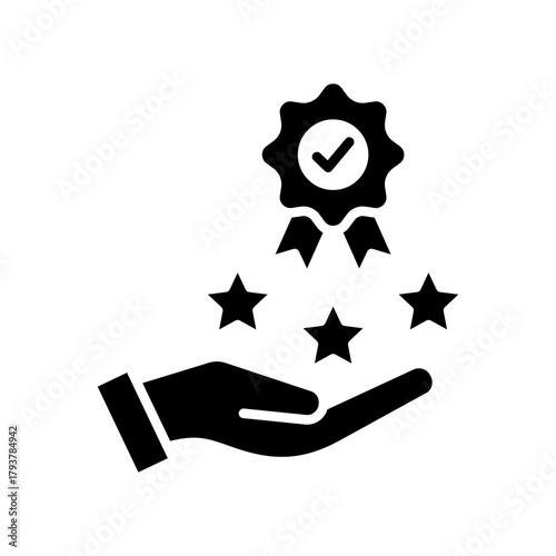 Quality Standards glyph icon