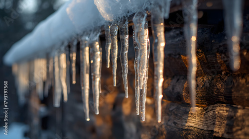 Minimalist Frost Pattern on a Window Pane