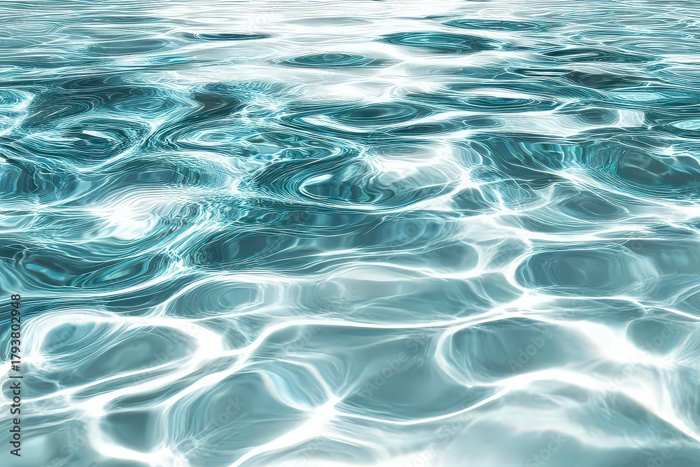 Obraz premium Abstract Water Surface Texture with Illuminated Reflections and Light Effects