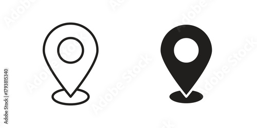 Gps icon collection with multiple styles. EPS10