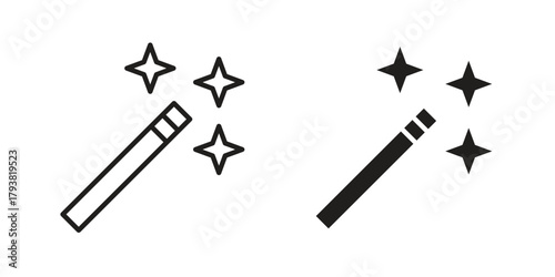 Magic icon collection with multiple styles. EPS10