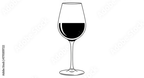 Wine glass vector ilustration 