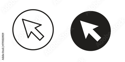 Mouse icon collection with multiple styles. EPS10