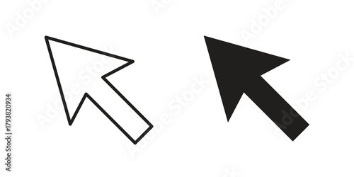 Mouse icon collection with multiple styles. EPS10