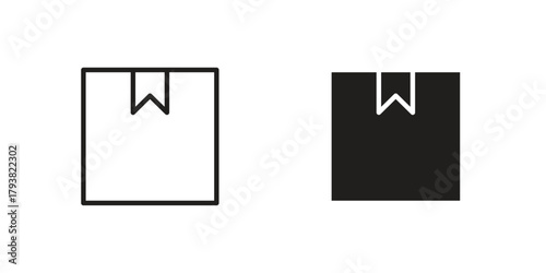 Package icon collection with multiple styles. EPS10