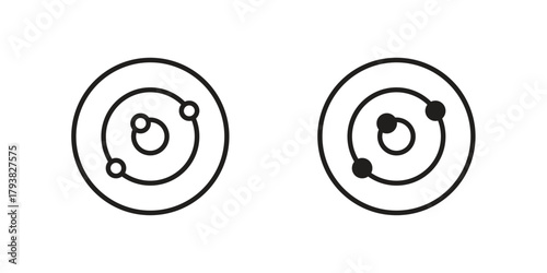 Space icon collection with multiple styles. EPS10