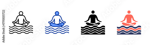 Serenity Stream icon set multiple style collection