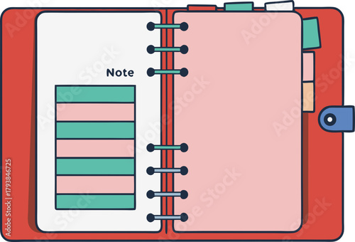 notebook and pen