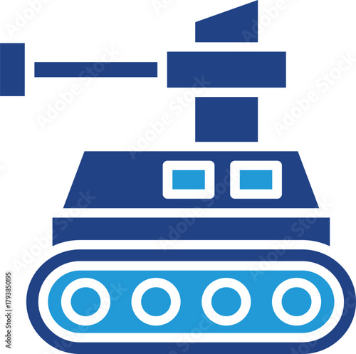 The icon of a formidable wheeled war machine symbolizes superior ground capabilities, defensive strategies, and mobilized heavy artillery.