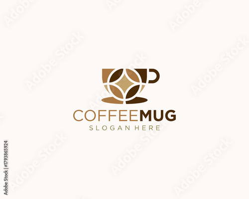 Coffee mug logo
