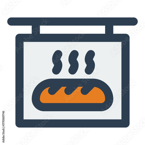 bakery shop filled outline icon