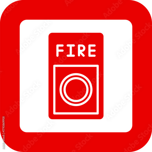 Vector of fire alarm switch. Red fire alarm box. emergency fire switch. emergency Fire alarm switch for fire break out. fire alarm button. 