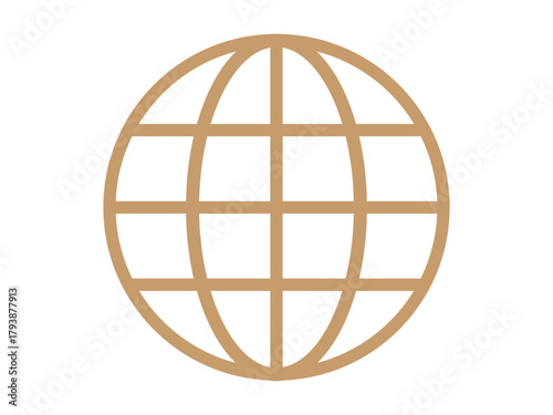 地球マーク（グローバルのアイコン）