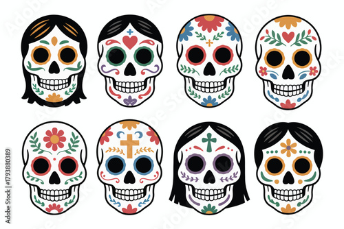 Cozy fireplace and holiday stocking vector set, 6 illustrations for festive inspiration, seasonal designs, Christmas greeting cards, posters, and winter holiday artwork projects