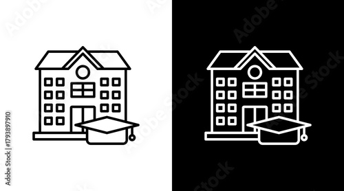 University White Icon Set Design