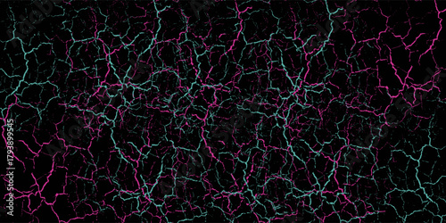 Car sticker wrap banner abstract sporty lines pink blue greenish grunge color combination brush storm thunder modern pattern racing motorsport.