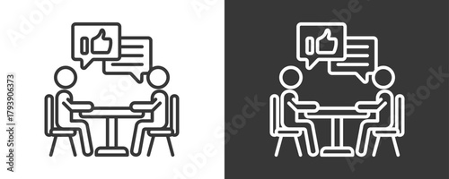 Feedback Icon Set Vector Collection Isolated In Black And White