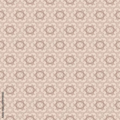 brown seamless vintage pattern texture vector ornamental design
