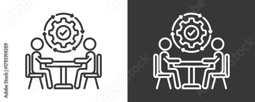 Effectiveness Icon Set Vector Collection Isolated In Black And White