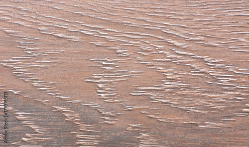 Photos Dark oak, polished natural wood surface with a close-up natural grain pattern