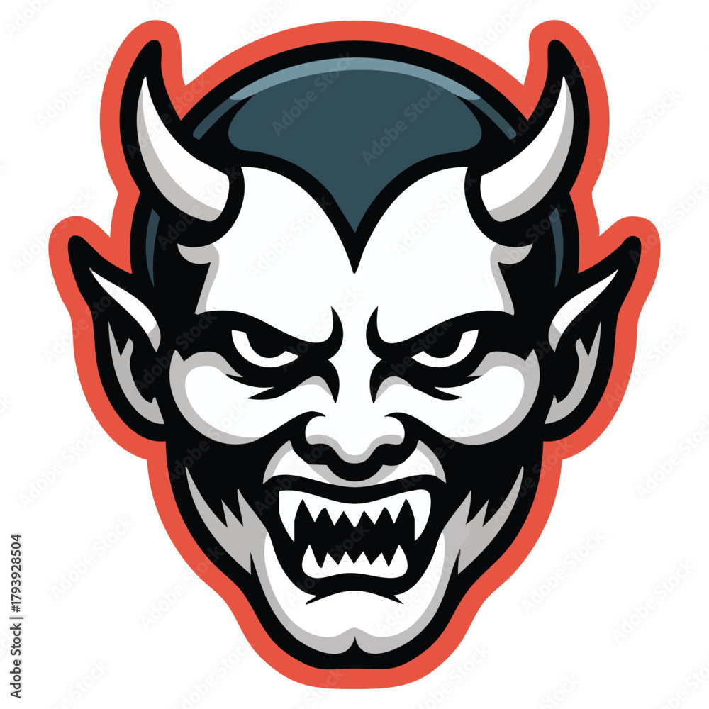 Fototapeta premium Vampire line filled icon horror character isolated vector illustration on white background