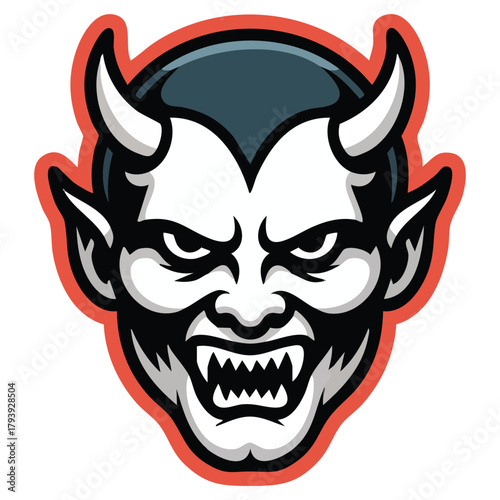 Vampire line filled icon horror character isolated vector illustration on white background