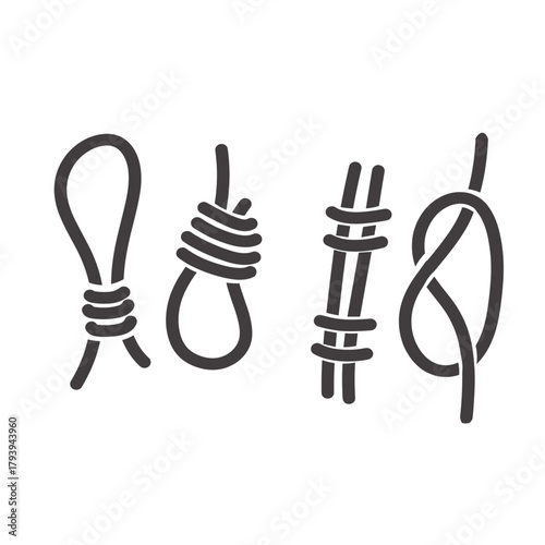 Collection of Rope Knots and Bindings