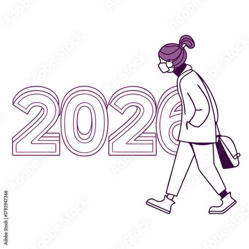 Navigating 2026: A person navigates the challenges and changes of 2026, navigating an uncertain future. Reflecting on adaptation, resilience, and forward movement in an era of transition.