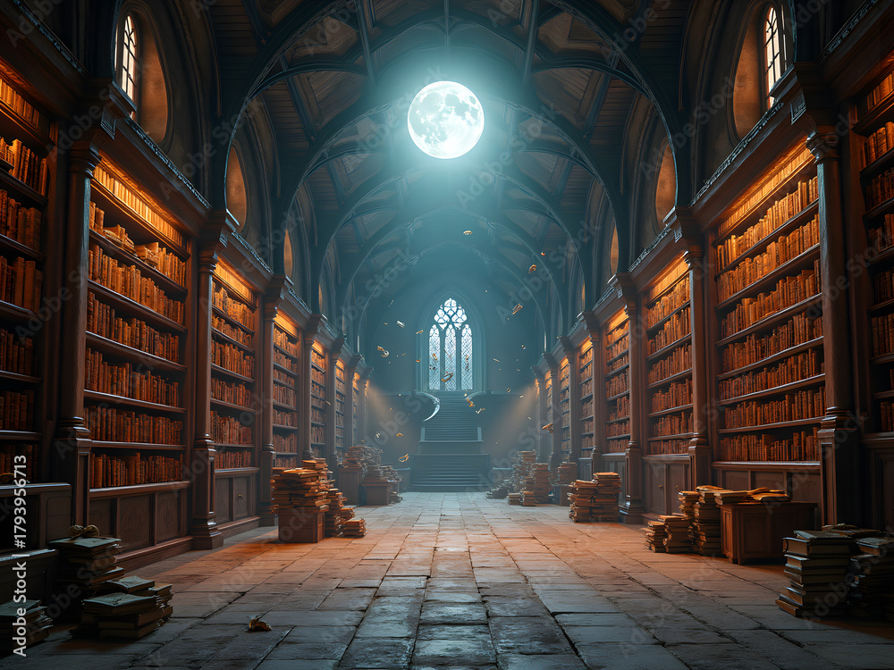 Fototapeta premium Sanctum of Forgotten Knowledge