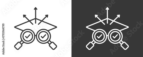 Surface Icon Set Vector Collection Isolated In Black And White