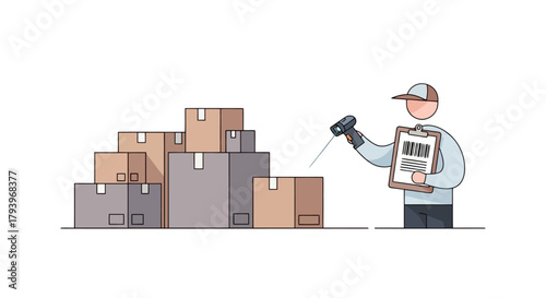 Robotic Scientist Analyzing Data in a Modern Laboratory Setting