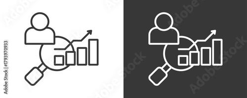 Analysis Icon Set Vector Collection Isolated In Black And White