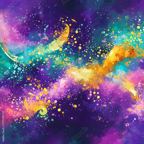 Stylish colorful stain watercolour texture
