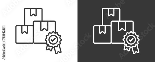 Product Icon Set Vector Collection Isolated In Black And White