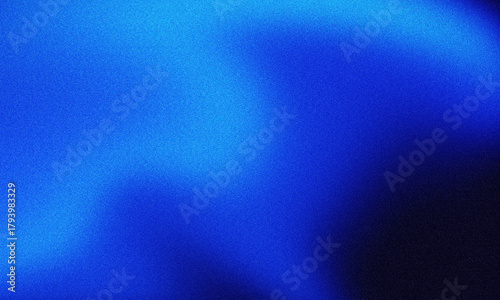 Dark black blue grainy noise grungy texture color gradient abstract background, with shine light and glow template web banner poster backdrop header design