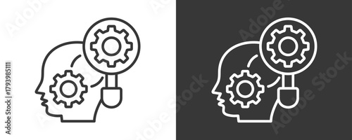 Lean Icon Set Vector Collection Isolated In Black And White