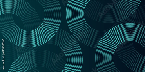 Minimal abstract background with concentric circular lines