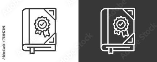 Guideline Icon Set Vector Collection Isolated In Black And White