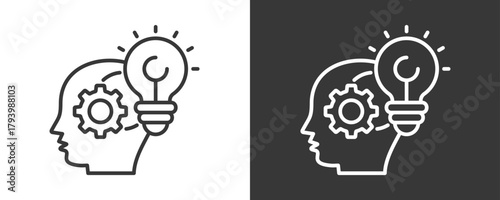 Expertise Icon Set Vector Collection Isolated In Black And White