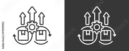 Product Development Icon Set Vector Collection Isolated In Black And White