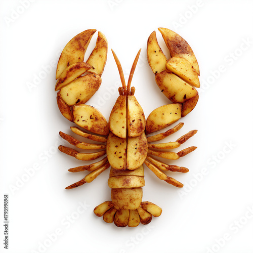 fried potatoes lobster layout