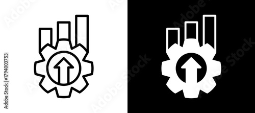 Improvement whiteblack icon