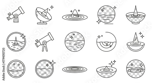Space and Science Icons