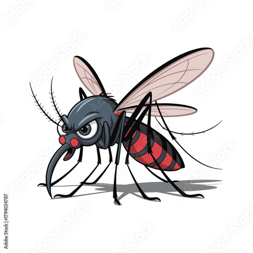 mosquito cartoon character