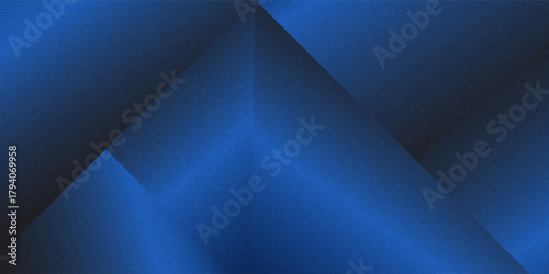 Luxurious blue background with grainy texture. Abstract glowing background modern concept. Minimalist futuristic geometric. Luxury background