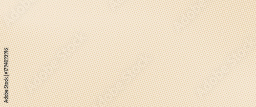 Old paper background. Halftone sand stone effect. Soft beige overlay. Vector retro sandstone distressed texture bg. Grunge grain craft paper dot gradient banner. Neutral color speckle parchment patern